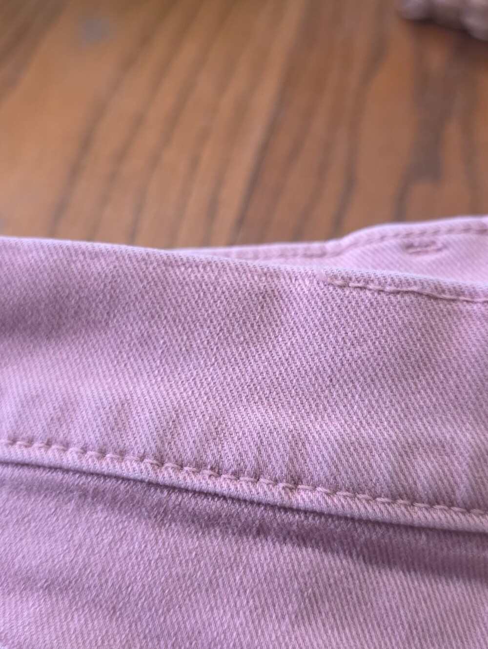Express High Rise Straight Ankle Jeans Dusty Rose Size 8 - Picture 12 of 12